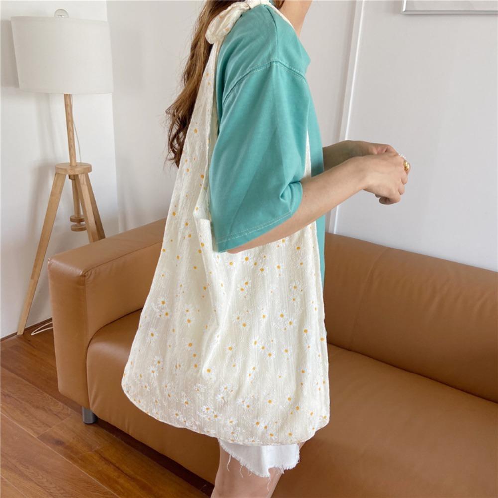

Cotton Linen Shoulder Bag Large Capacity Shopping Bag Fashion Messenger bag Ladies