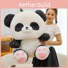 Turn Into Panda Dog Plush Toy Cartoon Stuffed Animal Doll Decoration Kids Gift