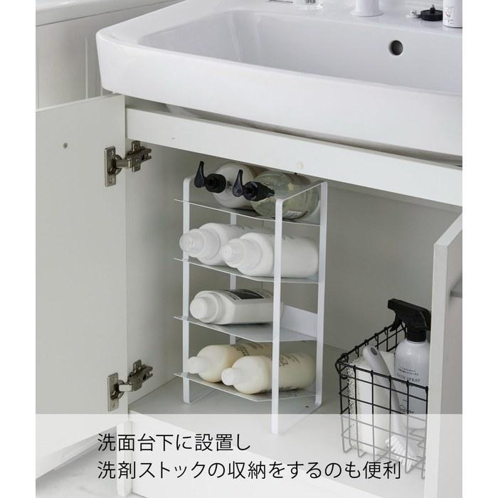 [Yamazaki] Sink Bottom Bottle Organizer 4-Tier White, Tower, approximately 20x20.5x40cm Kitchen Storage, Stocking, 4304, approximately