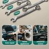Dual-purpose Wrench Multi-functional Lengthened Spanner Mechanic Automobile Repair Disassembly Wrench Portable Manual Tools
