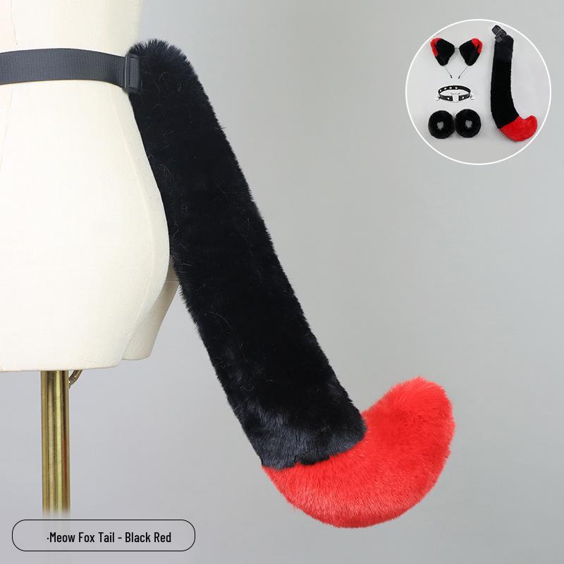 Handmade Plush Cat Girl Maid Fox Beast Ear Headband Hair Accessory