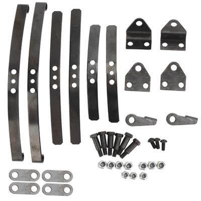 Front Leaf Type Suspension Set Steel Black RC1:14 Car Parts Fit for Tamiya 1/14 Truck