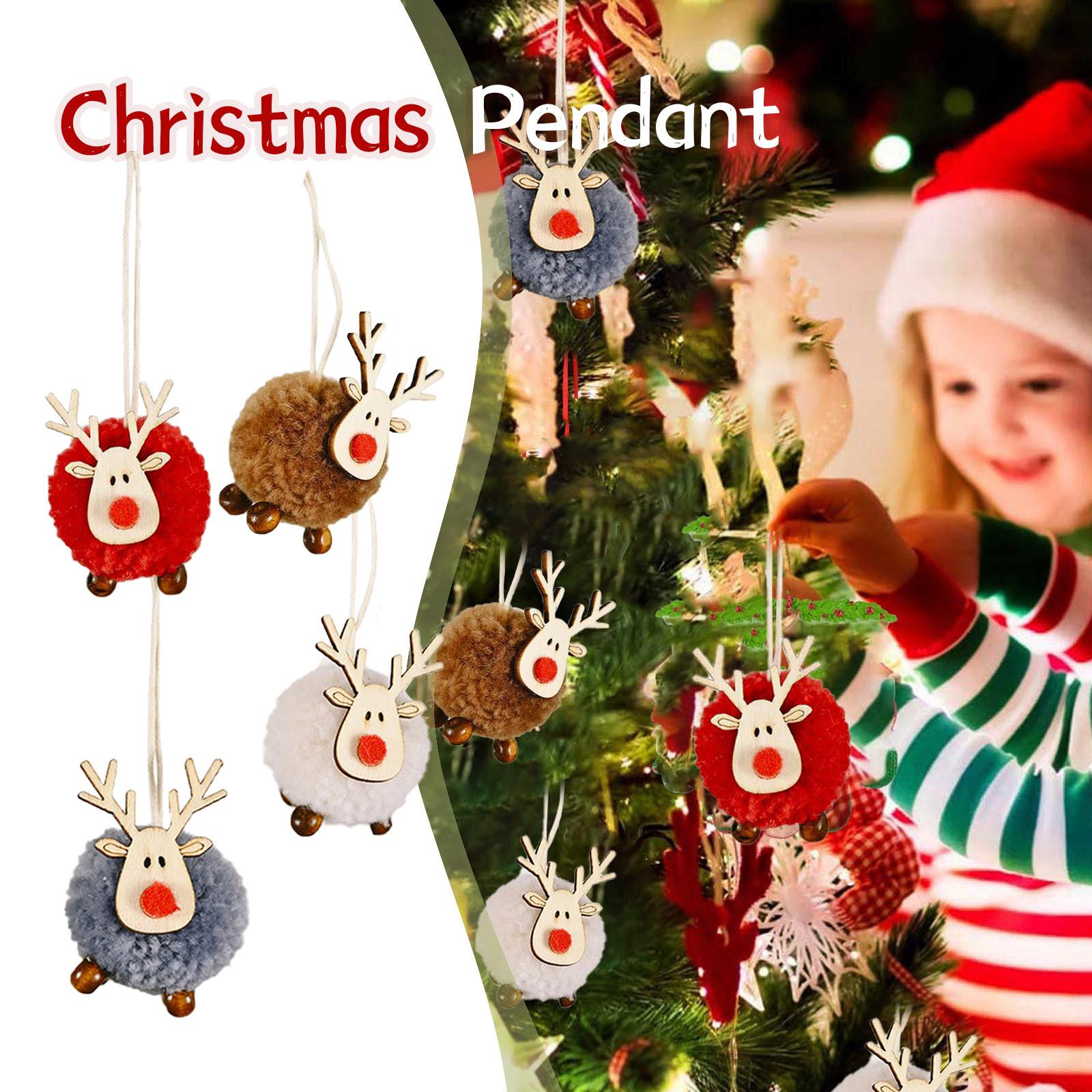 

Рождественское украшение Подвеска с оленем Дерево Лось Подвеска Семейный праздник Подвесной подарок