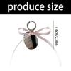 Stylish Bowknot Comb Pendant Keychain for Travel Accessorizing Fashionable Keyring Accessories Bag Charm