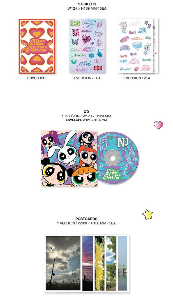NewJeans 2nd EP The POWERPUFF GIRLS X NJ Box 'Get Up' Ver. (Korean Edition)