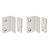 Strong Magnetic Cabinet Catches Punch Free Door Stopper Magnetic L-shaped Hidden Door Closer Home Improvement Furniture Hardware