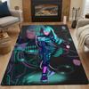 Cartoon Girls Anime Carpet Floor Rug Washable Anti-Slip Unique Decor for Living Room Play Room Girls Bedroom Popular Rug