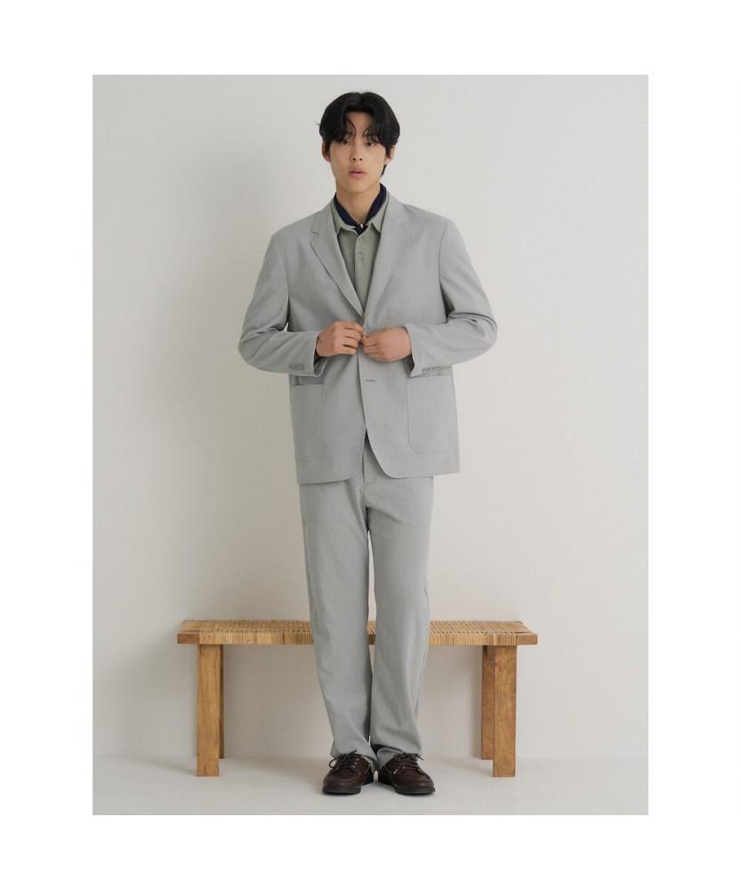 Binpolmen Gentle Tech Comfort Fit Pants Light Grey