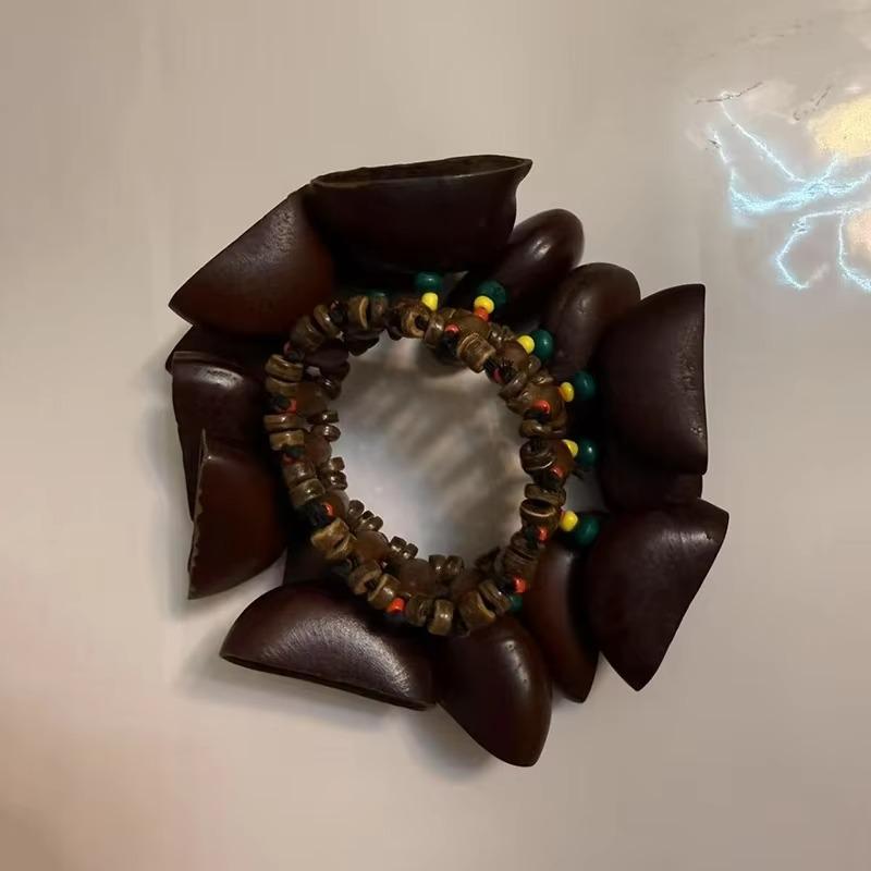 Natürliche Handglocke Nussschale Meditation Outdoor Windspiele Klangheilungsglocken Diapason Ethnische Musikinstrumente Perkussion