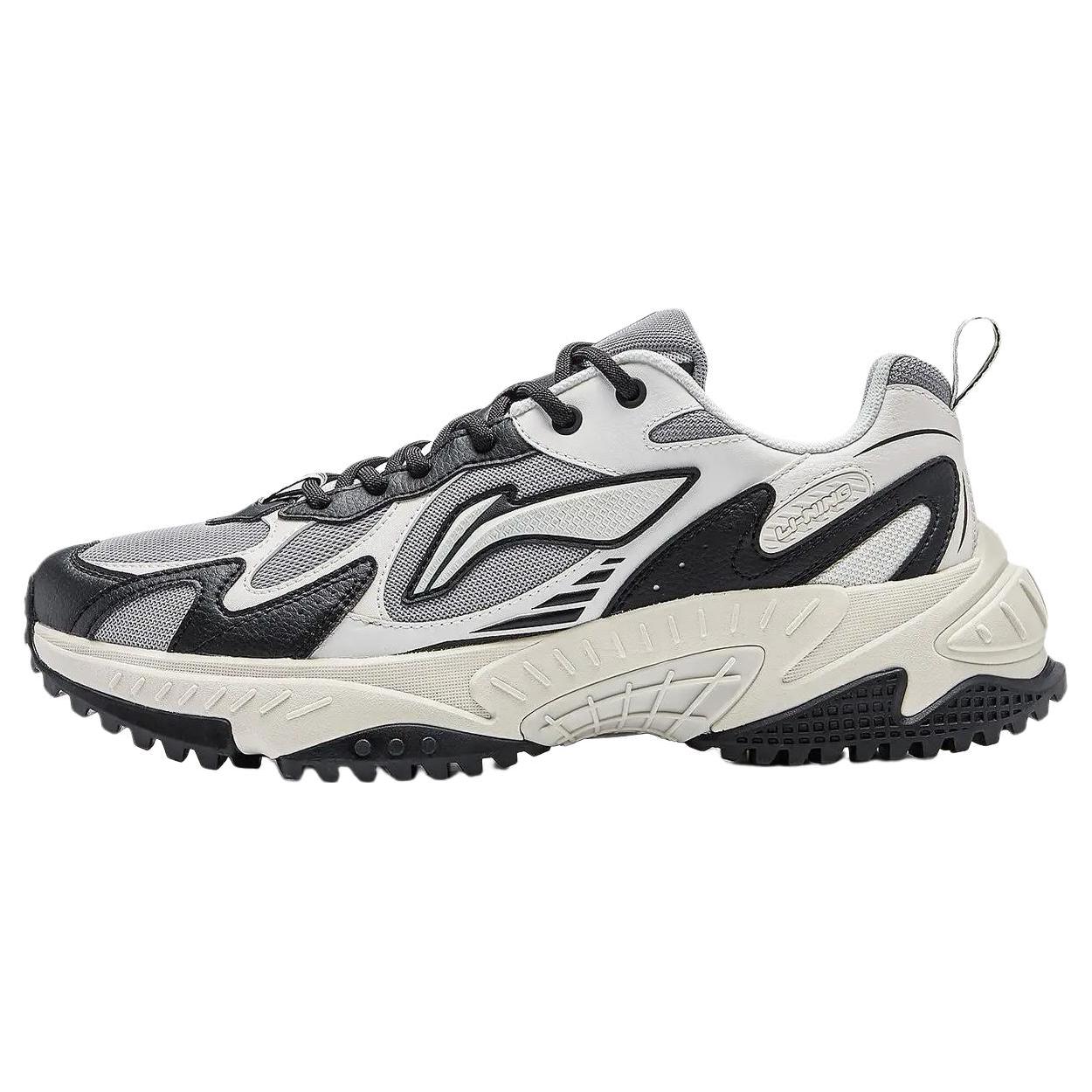 

Новые мужские повседневные кроссовки LiNing Venus 2.0 с низким верхом, противоскользящие, износостойкие, черно-белые AGCT311-3 39.5