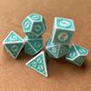 7pcs/lot Dice Set Numbers of D4 D6 D8 D10 D12 D% D20 D4 D6 D8 D10 D12 D20 for TRPG D&D Entertainment Table Game Digital Dice
