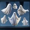 Halloween, White Ghost, Decorative Stickers, Funny Window Stickers, Mall Decoration, Static Stickers, Party Decorations