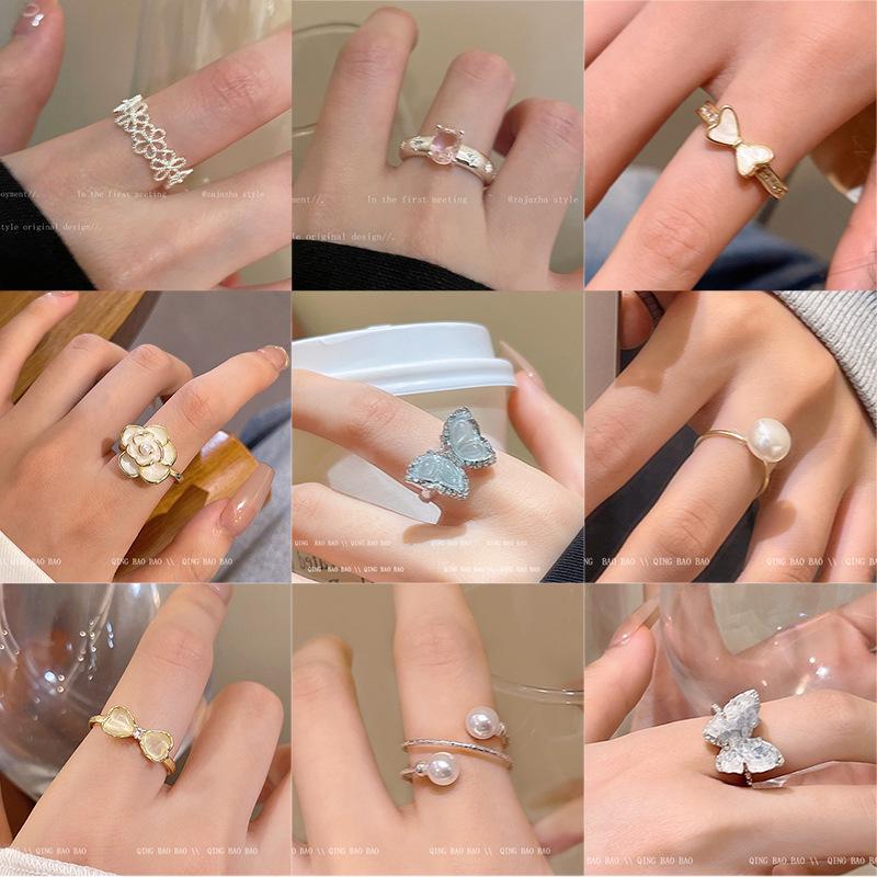 Korean-Style Niche Design Women's Adjustable Index Finger Ring: Chic, Versatile, and High-End for a Cold, Distinctive Look