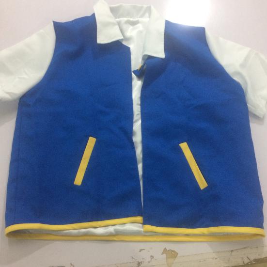 3Pcs/Set Anime Outfit Role-Playing Costume Ash Fans Jacket Gloves Hat Set Daily Wear Parties Festivals