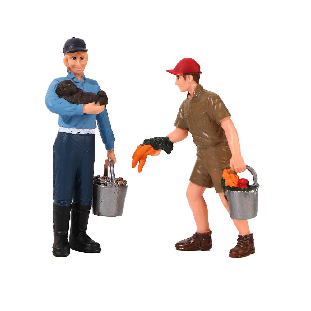 Gift Action Wrangler Worker Simulation Farmer Farm Human Figure Home Decoration Farmer People Model