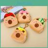 Capybara Fruit Plush Coin Purse Headphone Data Cable Storage Bag Gift Pendant