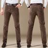 Autumn And Winter New Corduroy Pants Straight Leg Slim Fit Elastic Business Versatile Men'S Business Casual Pants
