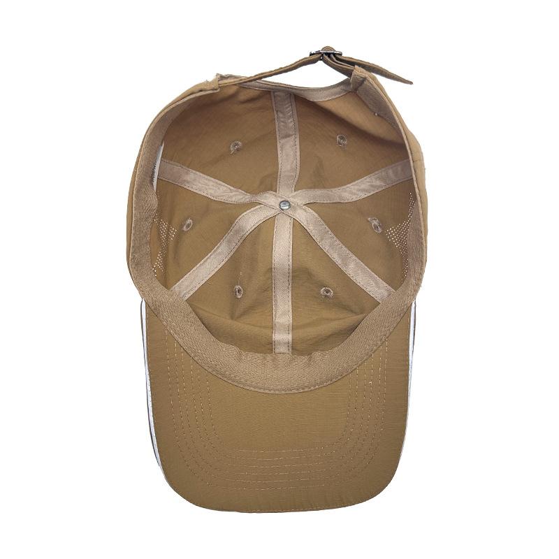 Summer Nylon Quick-drying Sunshade Cap, Reflective Brim, Embroidered Men's and Women's Mesh Breathable Baseball Hat