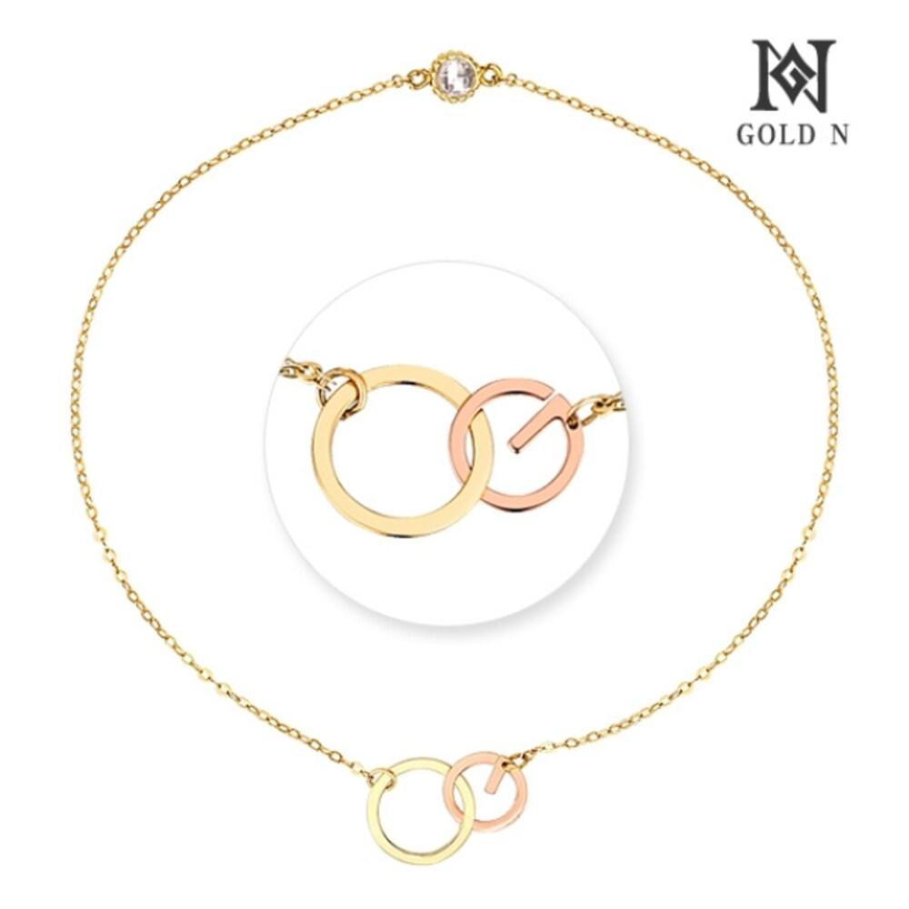 

[Gold N] 14K Coring Bracelet Combo