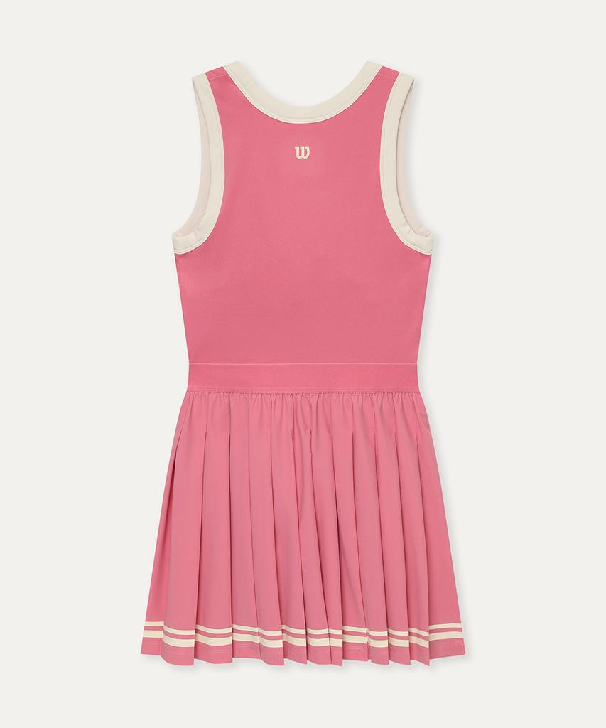 Wilseun Contrast Scoop Neck Dress W (2 Colors)
