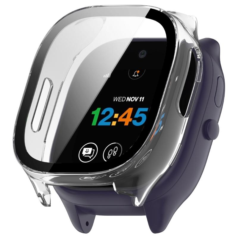 Screen Protector Film Watch Shell with Tempered Glass Film for Watch 3 Scratchproof Case Protective Case Cover