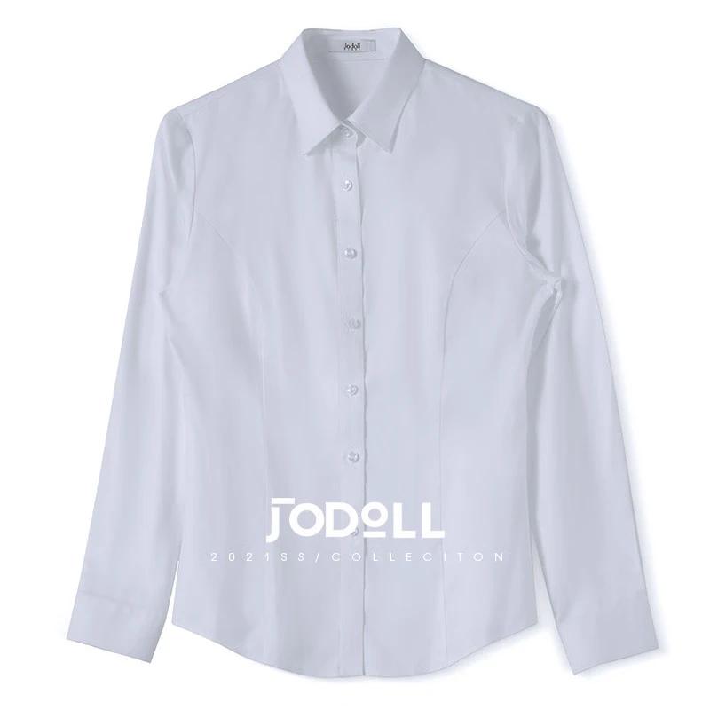JODOLL Women s Long Sleeve Professional Blouse One Size