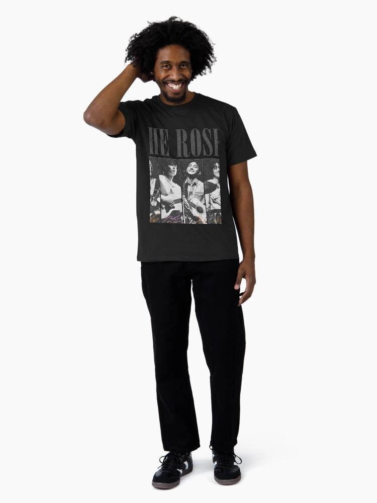 Vintage The Rose Medlemmar T-shirt, Kpop The Rose Rosetopia Medlemmar Woosung, Dojoon, Hajoon, Taegyeom 2026 Världsturné T-shirt Gåva Premium T-shirt