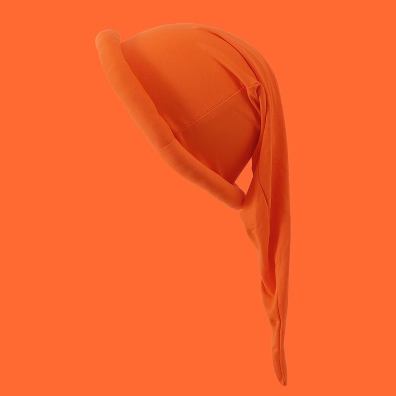 1PC Christmas Hat Fun Solid Color Holiday Surprises Comfortable Playful Polyester Stage Performances Dwarf Shaped Atmosphere