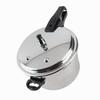 Pressure Cooker 5L Aluminum Alloy Explosion Proof Fast Cooking Canning Cooker Pot with Steam Rack for Gas Electric