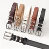 Fashionable Faux Leather Waist Belt With Pin Buckle For Retro Casual Style
