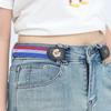 Lazy Belt Invisible and Traceless Belt for Men and Women Elastic Elastic Students Military Training Jeans Belt Waistband Closure Tool