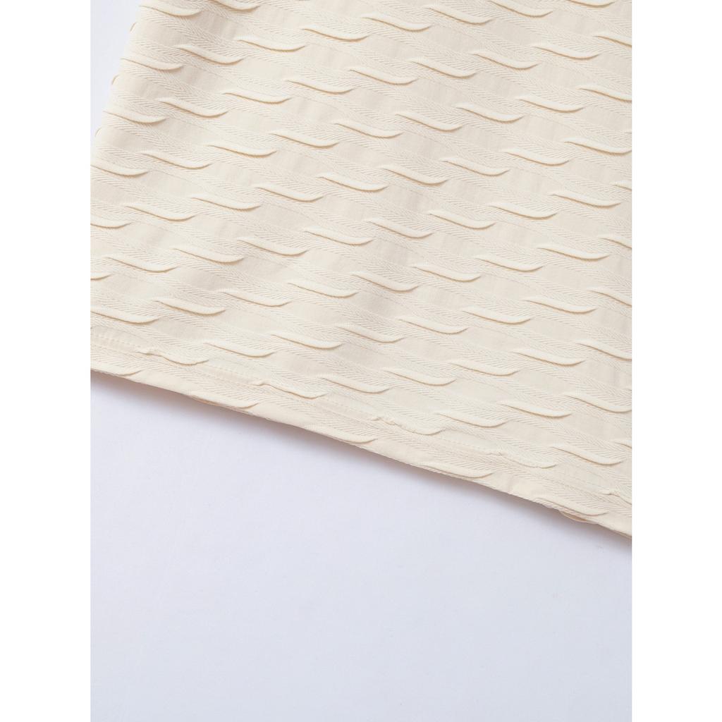 Summer New Simple Solid Colour Men's T-shirt Button Jacquard Casual Short-sleeved Polo Shirt Tops