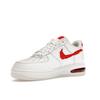 Nike Baskets pour Homme Air Force 1 Low EVO Blanc Rouge Université Summit-White HF3630-100