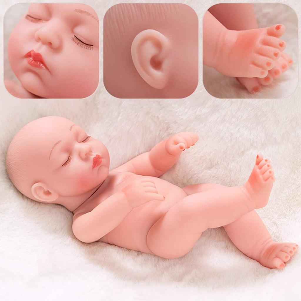 30CM Waschbar Lebensechte Weiche Hand-gemalt Simulation Baby Reborn Puppe Kinder Begleiten Spielen Puppe