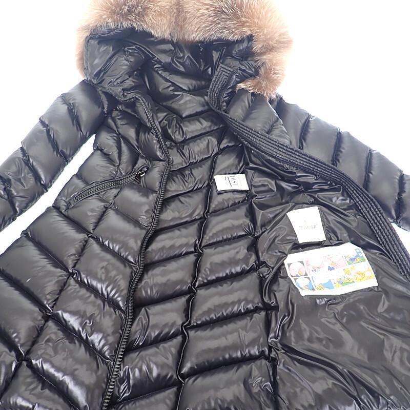Moncler H20931C00069_C0065 Down Jacket Black Nylon Women