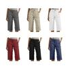 Calças Femininas Cropped com Bolsos Cintura Alta Perna Reta Calças Cargo Modelagem Solta Comprimento no Joelho Calças de Verão para Caminhada Viagem