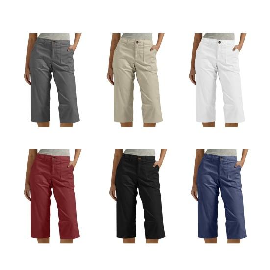 Calças Femininas Cropped com Bolsos Cintura Alta Perna Reta Calças Cargo Modelagem Solta Comprimento no Joelho Calças de Verão para Caminhada Viagem