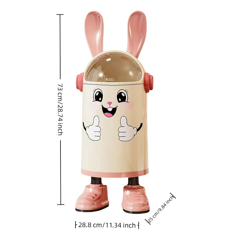 Cartoon Rabbit Ear Trash Can
