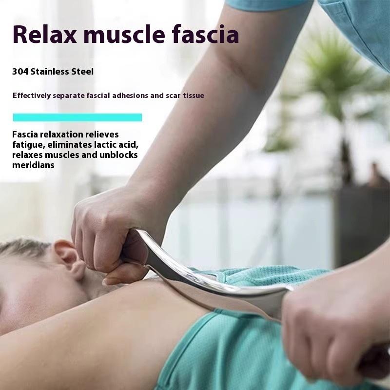 304 Edelstahl Fascia-Messer Gua Sha Schab-Massagegerät für große Muskeln Weichteilmobilisation