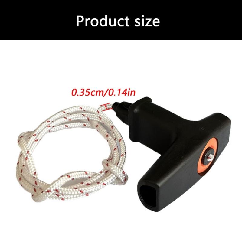 3,5-mm-Zugstartergriff für MS440 und MS660 – Komfortabler, ergonomischer Ersatz-Startergriff – Rasenmäherzubehör