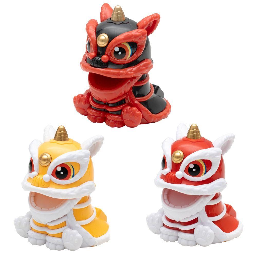 Good Fortune Solar Energy Shakes Head Lion Best Wishes Nation Tide Lion Children Toys Gifts