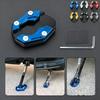 Motorrad Seitenständer Pad Seitenständer Abdeckung Kompatibel mit Universal Stoppständern Dirt Bike Roller Outdoor