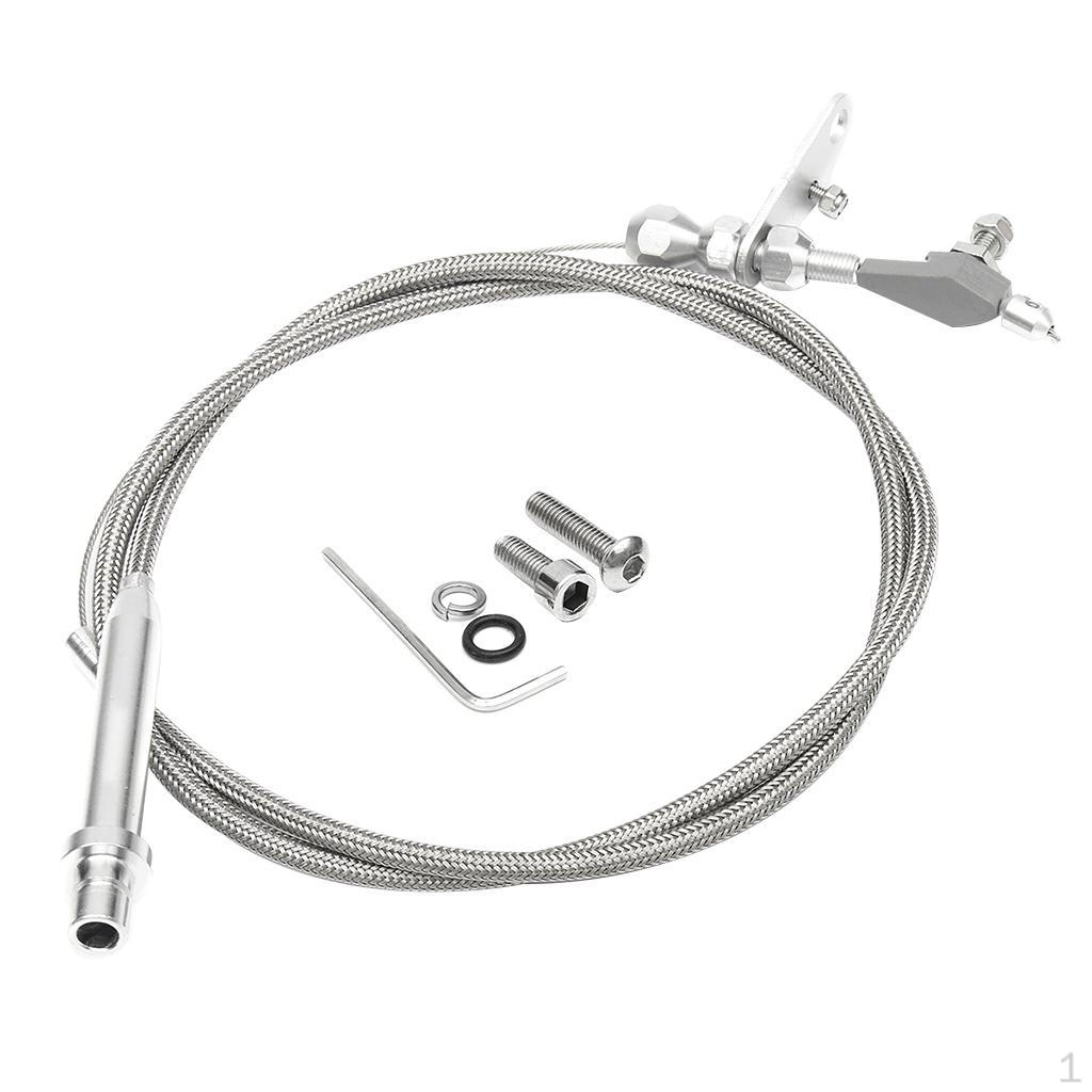Stainless Braided Kick Down Cable