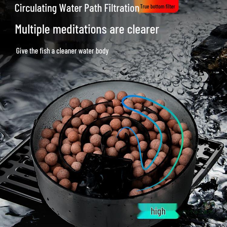 Compact Ecological Fish Tank with Filter & Oxygenation for Betta - Desktop Mini Aquarium