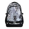 Zaino scolastico nuovo zaino di grande capacità moda zaino per studente delle scuole superiori e del college zaino da uomo graffiti stampa casual borsa da pendolare zaino tendenza
