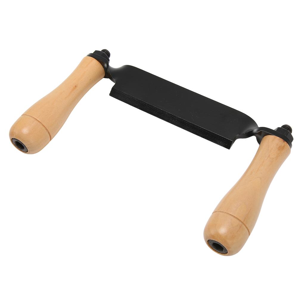 Gerades Ziehmesser Stahlklinge Holzgriff Hohe Härte Poliertes Ziehmesserwerkzeug für Rundholz