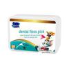 Hainaohai Dental Floss Picks: Portable Family Pack - Children's Fine Arched Floss & Toothpicks, 50 Count
