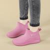 2026Women's New  Cute Soft Bottom Water Shoes Short Tube Rain Boots Summer Fashionable Outerwear Non-slip Stylish Rubber Shoes