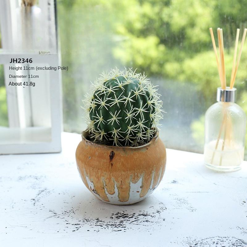 Artificial Cactus Decoration Foam Cactus DIY Micro Landscape Tropical Plants Realistic Succulent Plants Home Office Decor