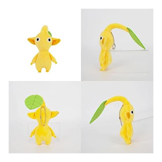 Sanei Boeki Pikmin Pluche Mascotte Assortiment Doos met Bal Kettingen (Blauwe Pikmin, Gele Pikmin, Rode Pikmin, Bloem, Blad)